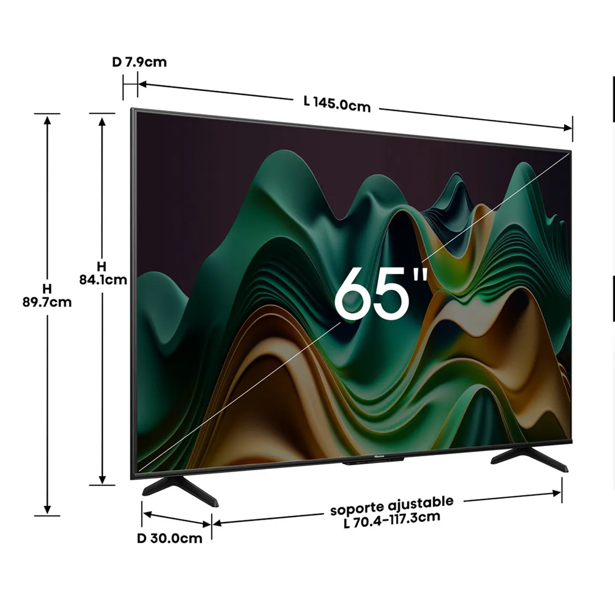 Televisor Hisense 65U6N 65" Mini-LED ULED 4K Google TV-1