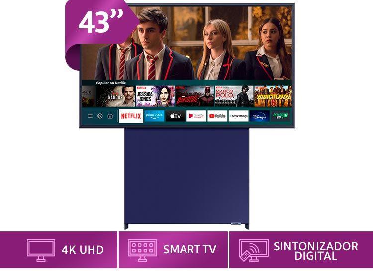 Smart tv Samsung 43 The Sero - QN43LS05TAGXSZ-1
