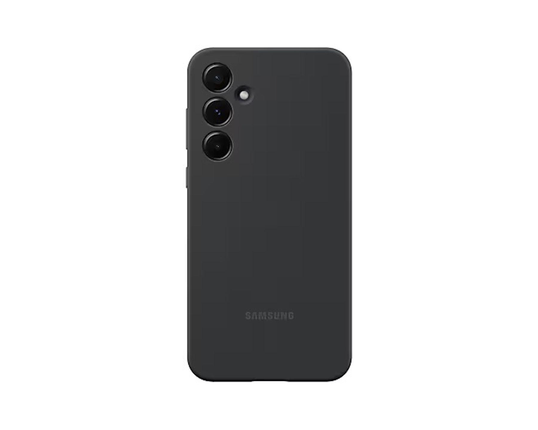 Funda de Silicona para Galaxy A55 5G Negro-1