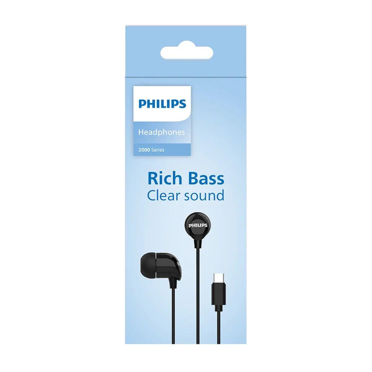 Audífonos Philips TAE2146BK-00 In Ear con Micrófono-3