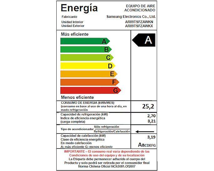Aire Acondicionado Samsung Split Inverter Wi-Fi F/C 9000 BTU-6