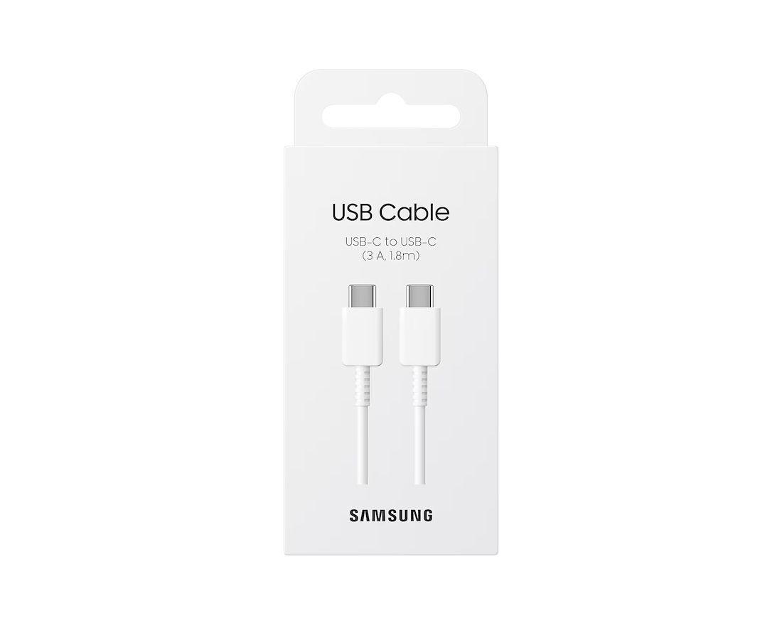 Cable Samsung Tipo C a Tipo C 1,8mts - 60W Blanco-3