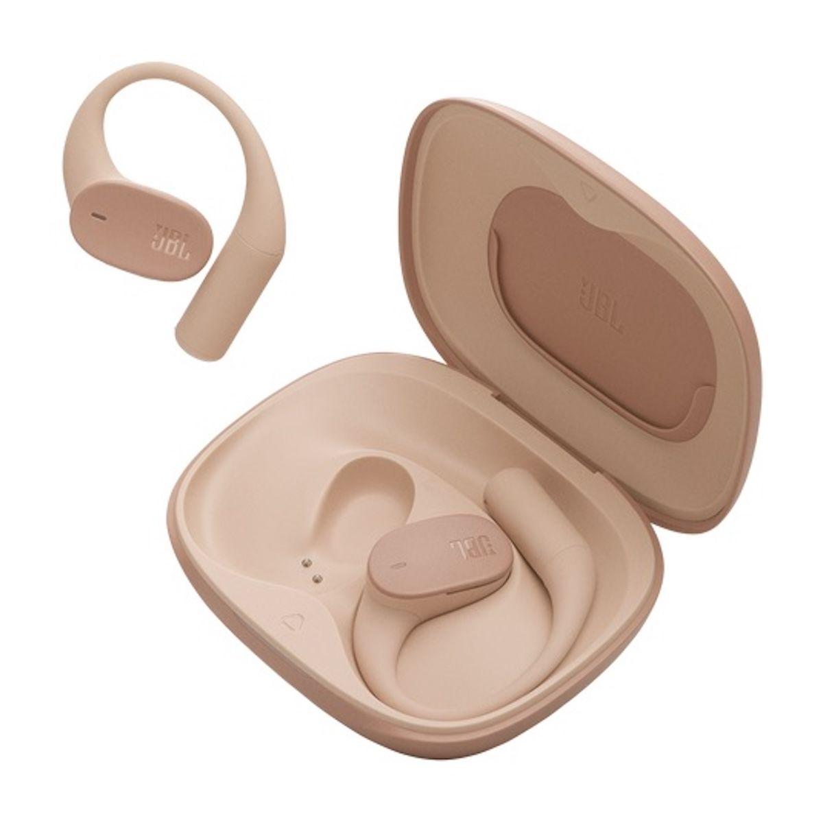 Audifonos Bluetooth Jbl Tws Sense Lite Open Ear Beige-3
