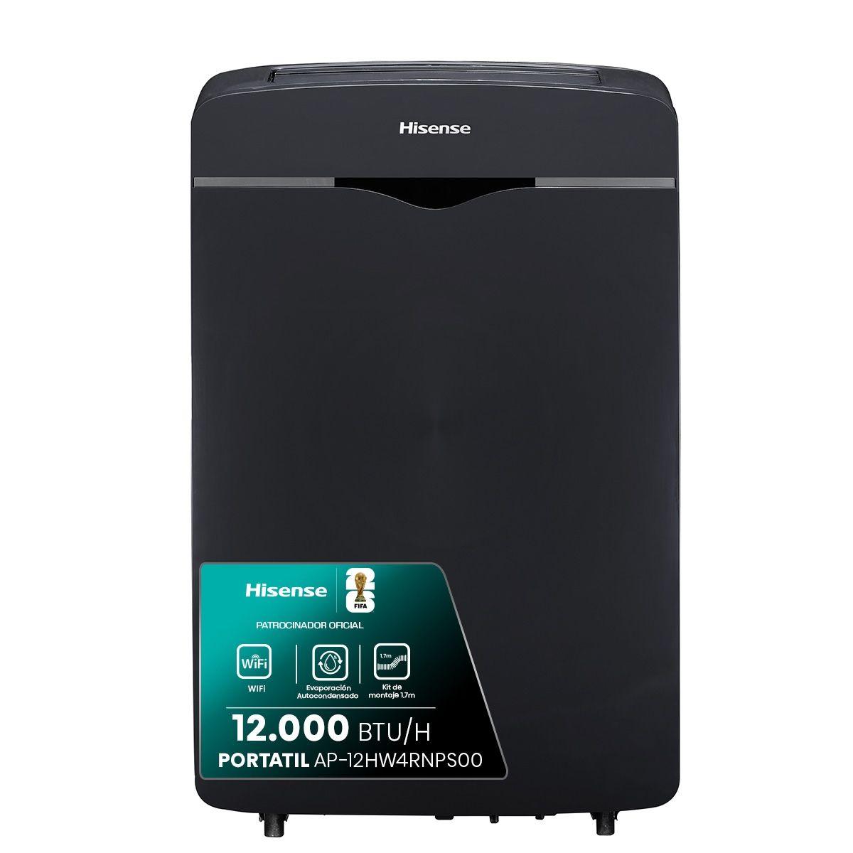 Aire Acondicionado Portátil Hisense 12HW4RNPS01-N 12.000 BTU-0