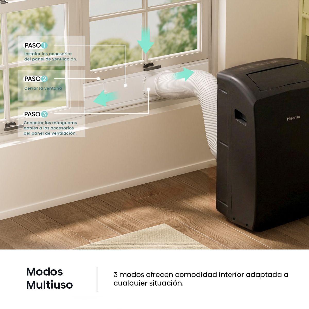 Aire Acondicionado Portátil Hisense 12HW4RNPS01-N 12.000 BTU-5