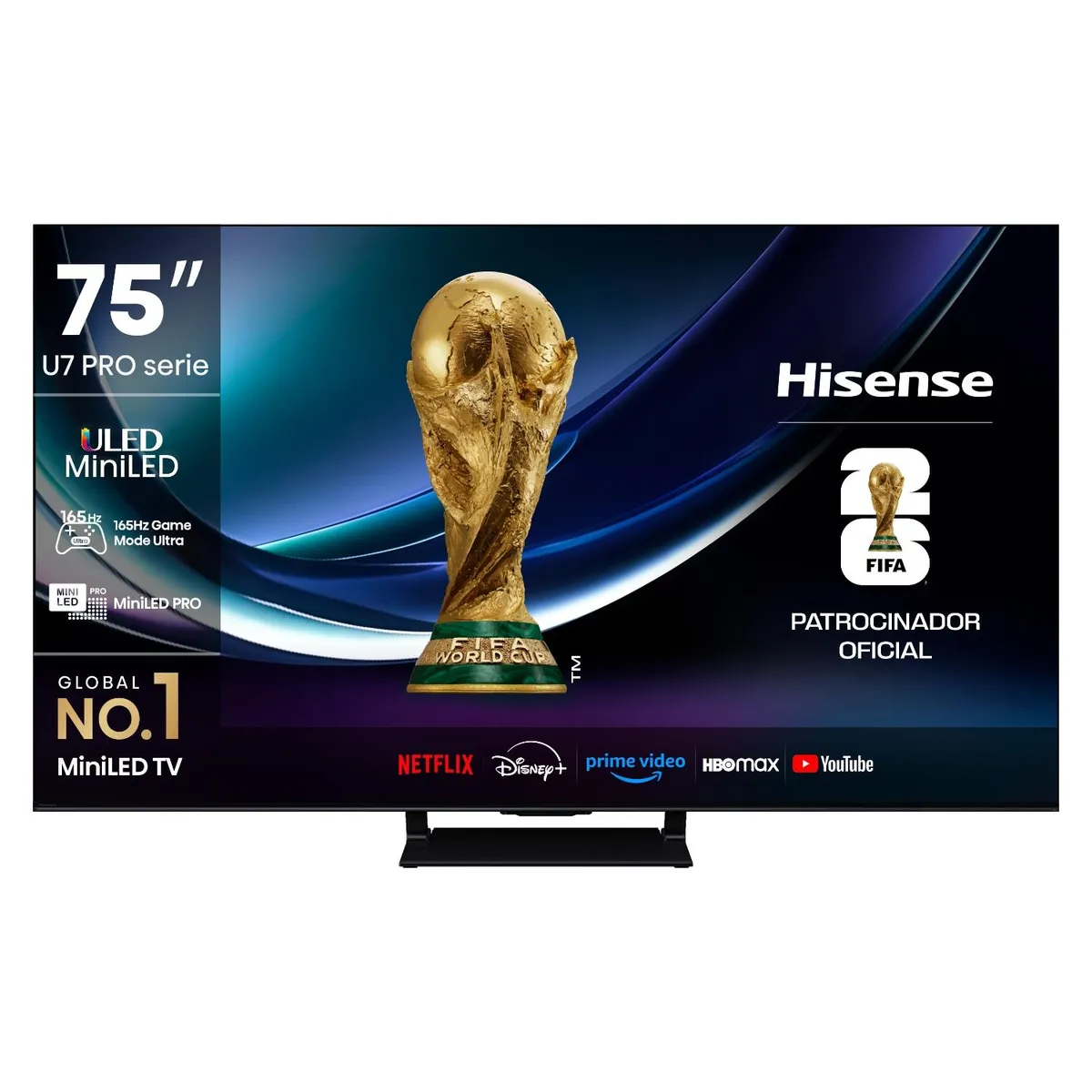 Televisor Hisense 75" ULED 4K GoogleTV 75U7QG PRO