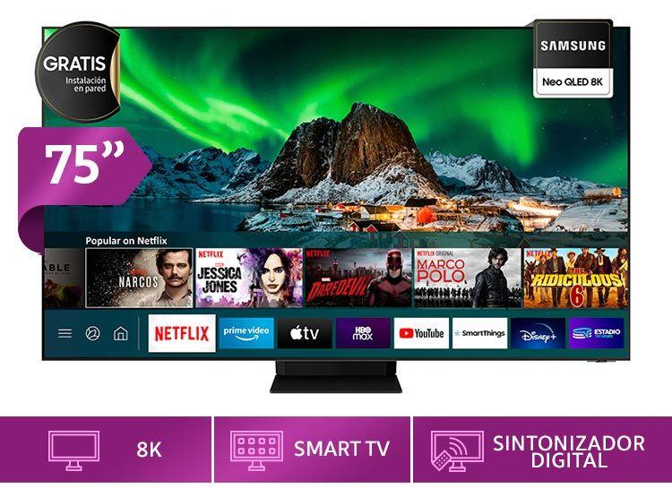 Smart TV Samsung Neo QLED 75" 8K QN800B Series-5