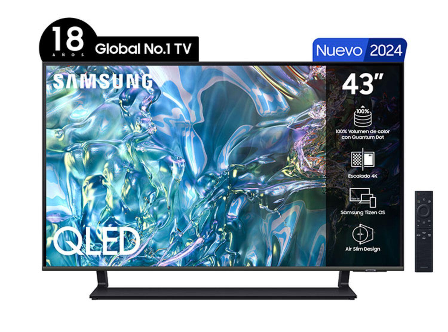 Qled 4k Samsung 43  Q65d (qn43q65dagxzs) Smart Tv 2024 Gris-2