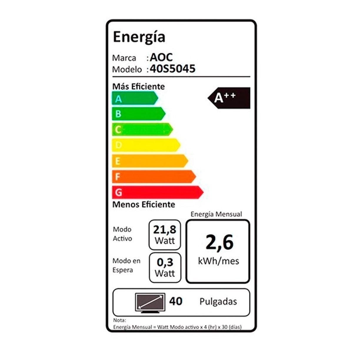 Smart Tv Aoc Led Full Hd 40” 40s5045-43i Roku Tv-4