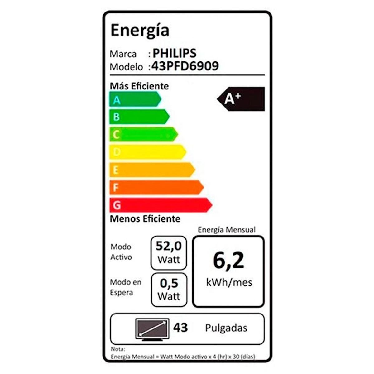 Smart Tv Philips Led Fhd 43” 43pfd6909-43-5