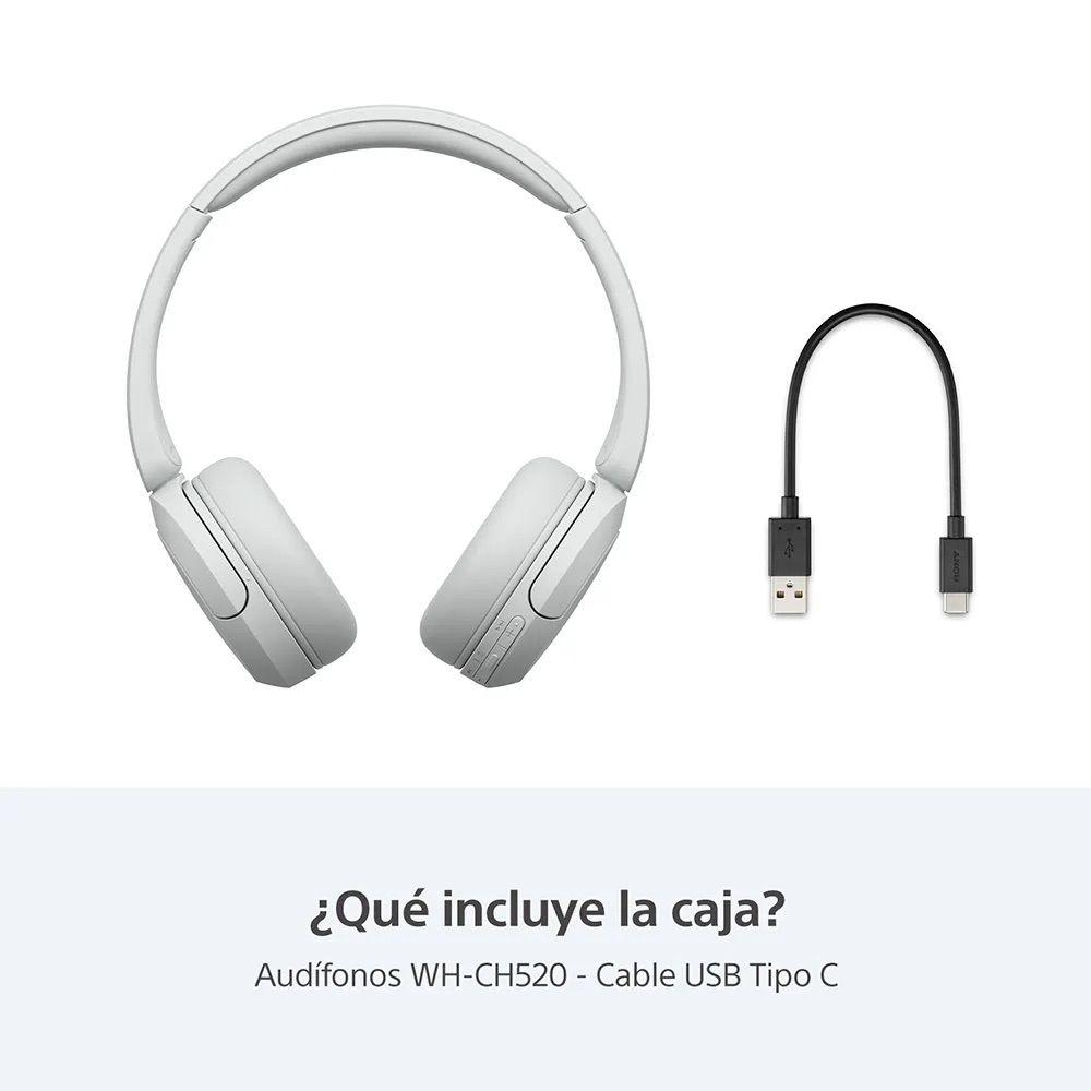 Audífonos Sony WH-CH520-WZ Bluetooth 40 Horas de Batería-5