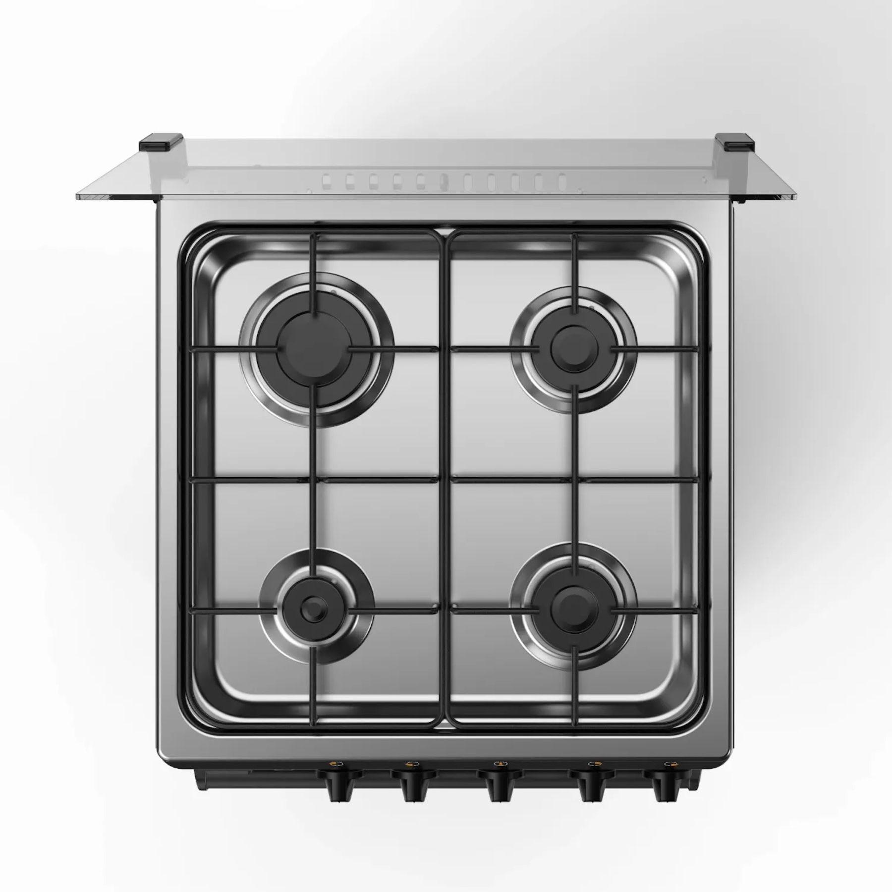 Cocina a gas Midea 4 quemadores MCG-4QSG20NSBK-4