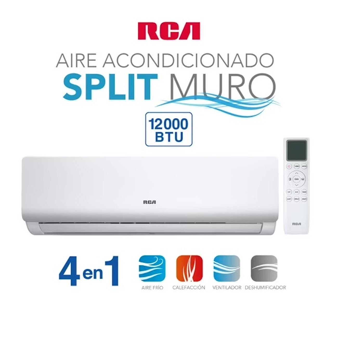 Aire Acondicionado RCA 12CHSA KC 12000 BTU Frío Calor Split-2
