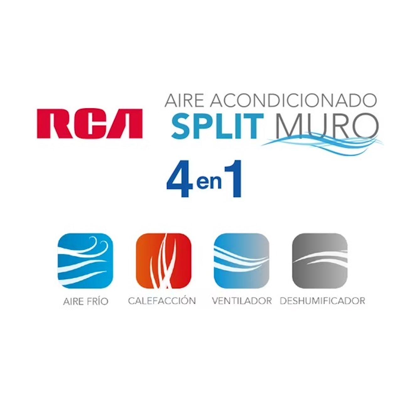 Aire Acondicionado RCA 12CHSA KC 12000 BTU Frío Calor Split-4