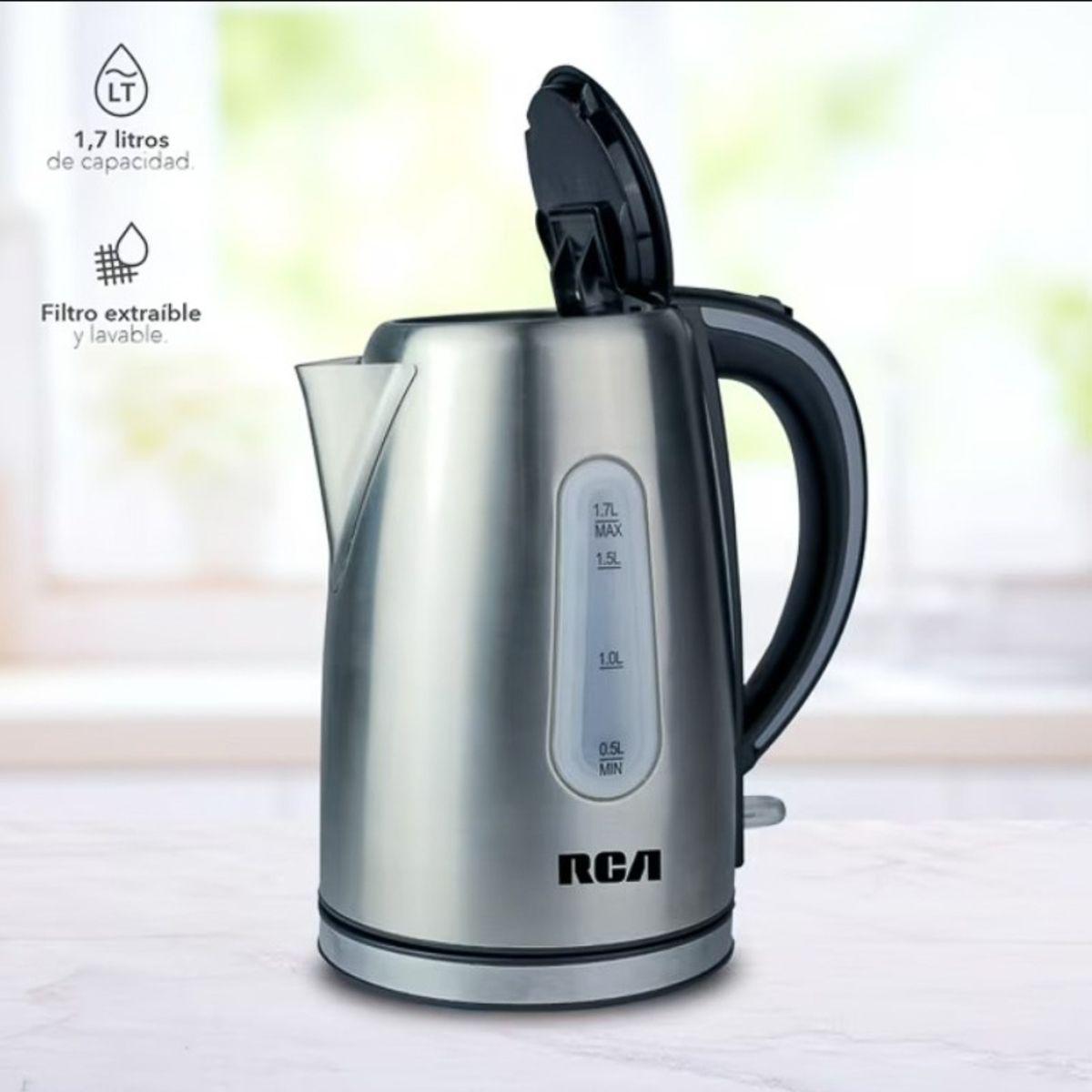 Hervidor Electrico Inox RCA RH-300K 1,7 L-1