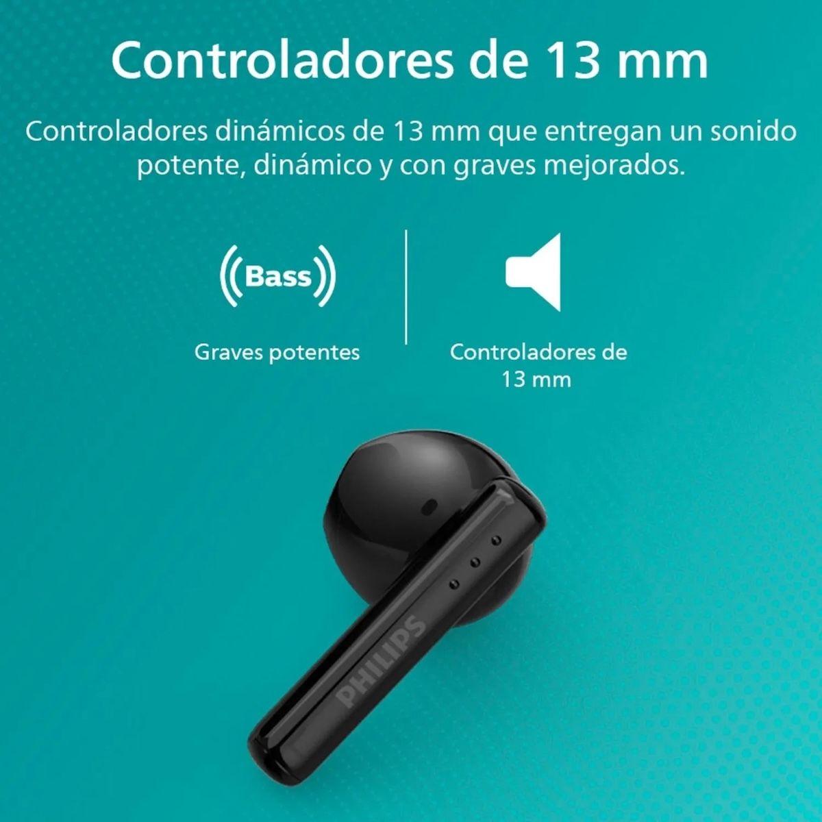 Audífonos Philips TAT1139 True Wireless Bluetooth 5.4 Negro-6