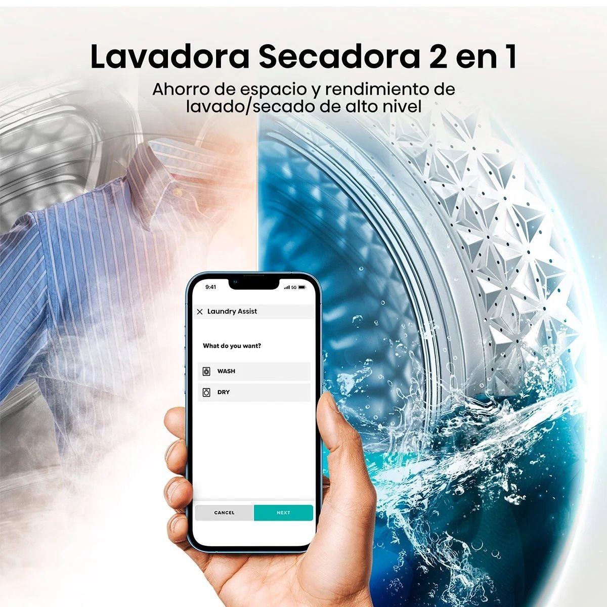 Lavadora Secadora Hisense WD3S1243BT1 12/8 Kg-4