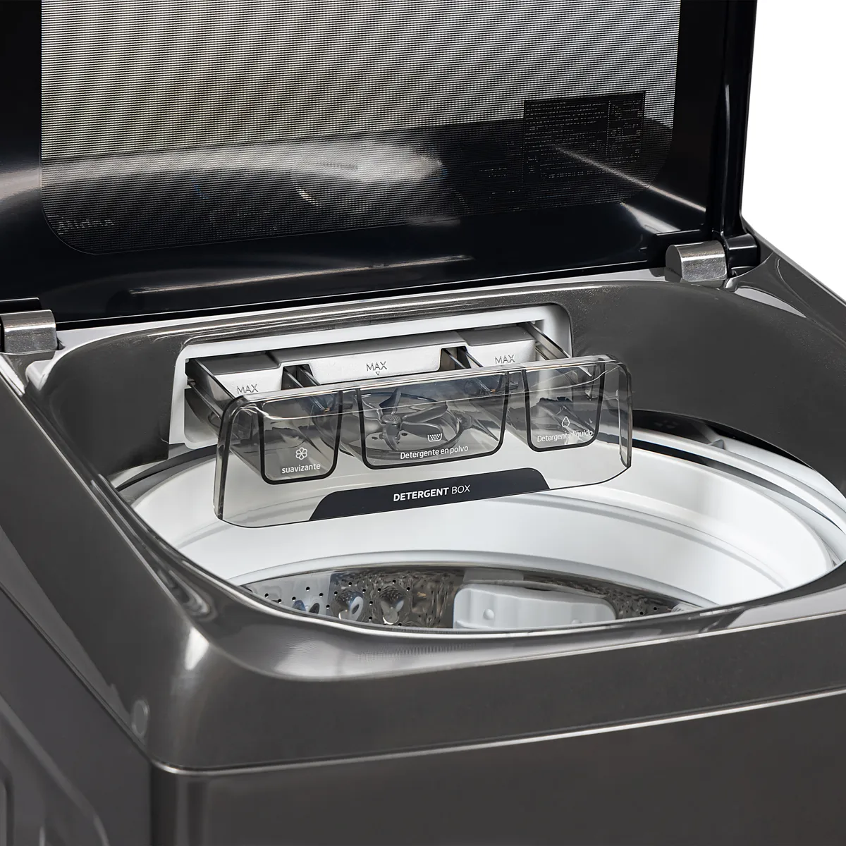 Lavadora Automática Midea 18 kg Carga Superior Titanium-8