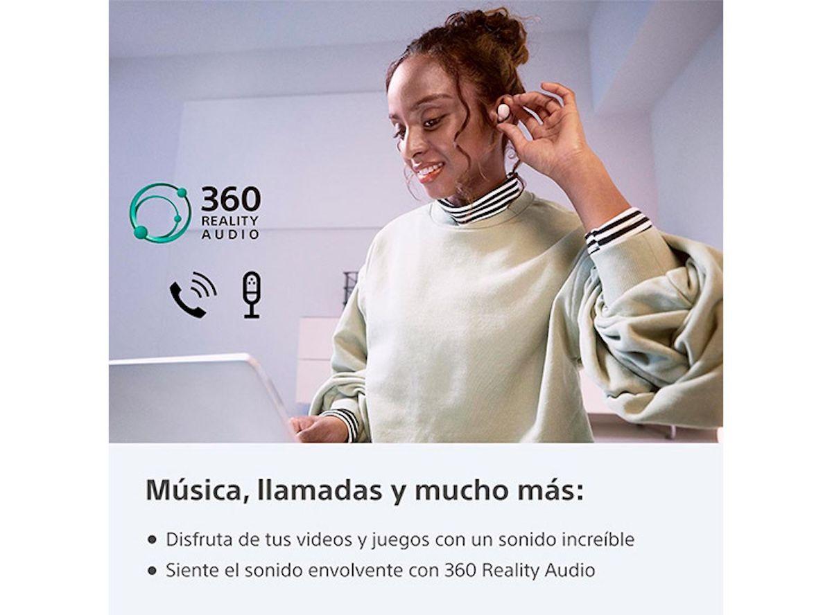 Audífonos Sony LinkBuds S WF-LS900N Blanco Noise Cancelling-2
