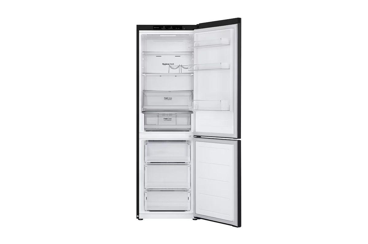 Refrigerador Bottom Freezer LG 344 L Negro Inverter No Frost-2