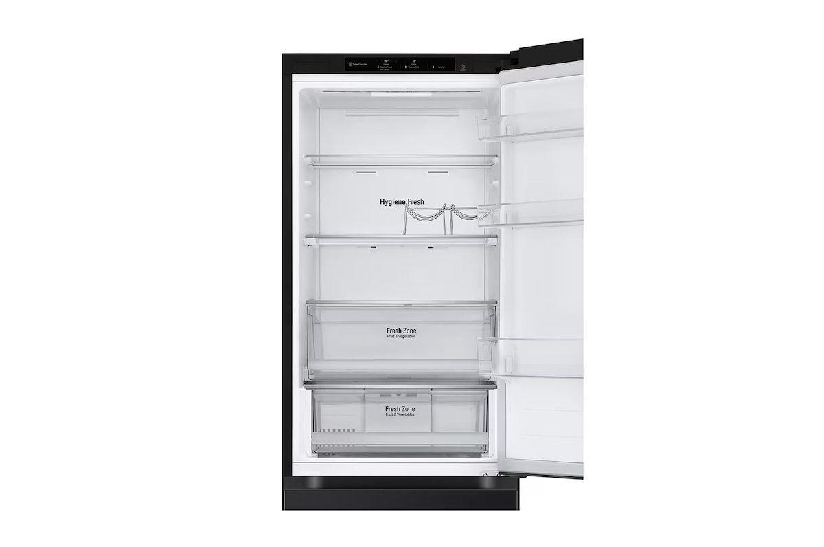 Refrigerador Bottom Freezer LG 344 L Negro Inverter No Frost-6