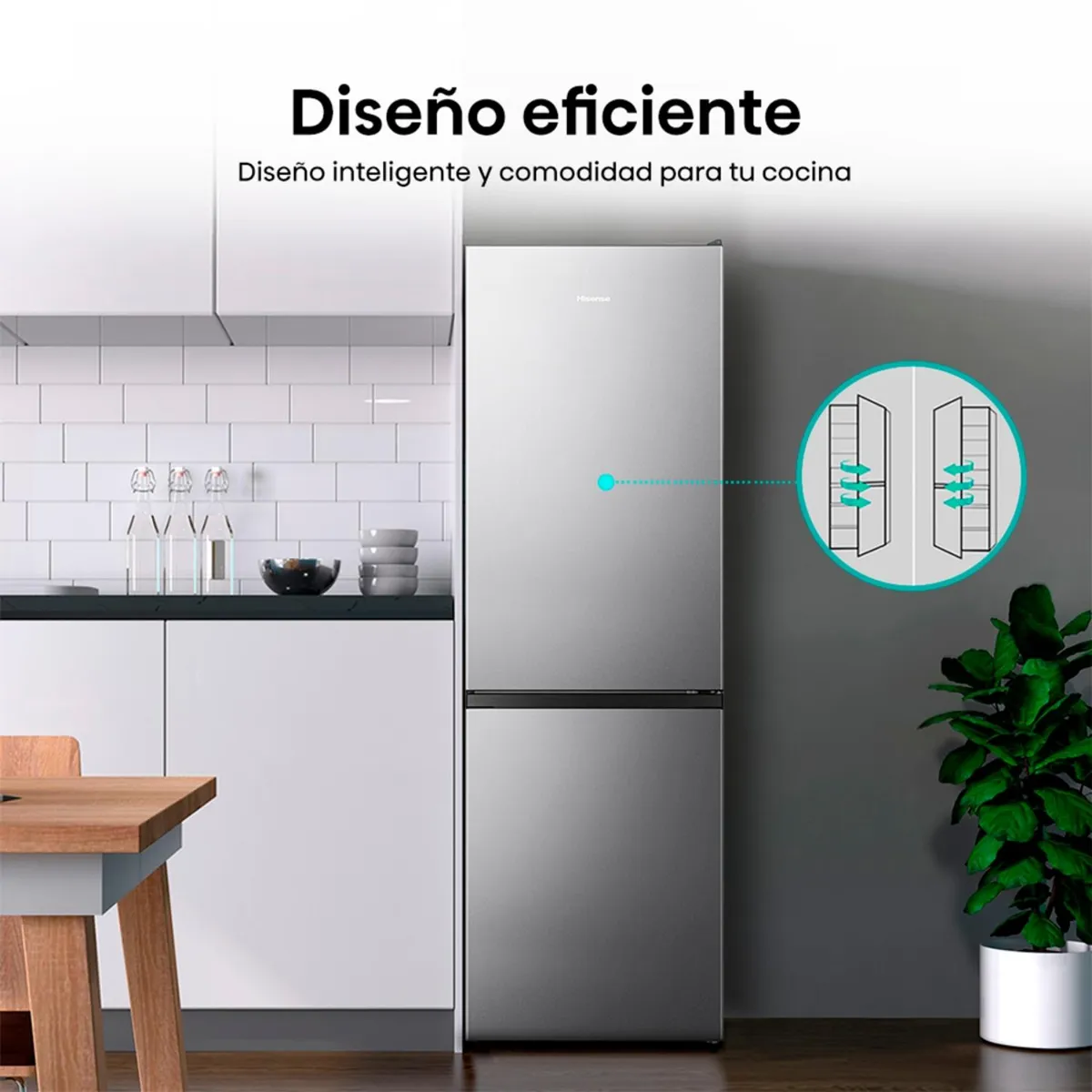 Refrigerador Top Freezer Hisense RD-39WC 340 L Blanco Frío-2