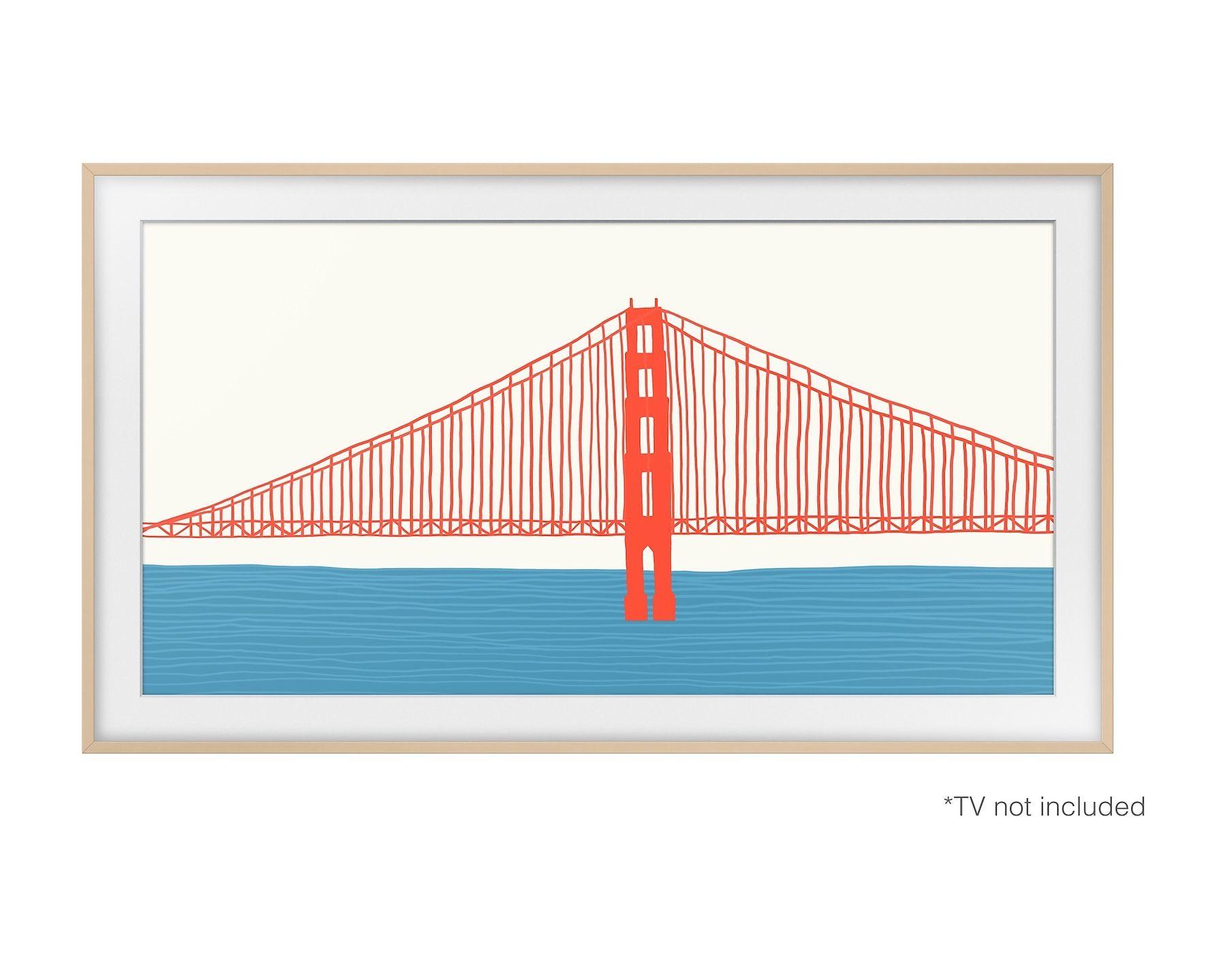 Samsung Marco Magnetico Beige The Frame 85-2