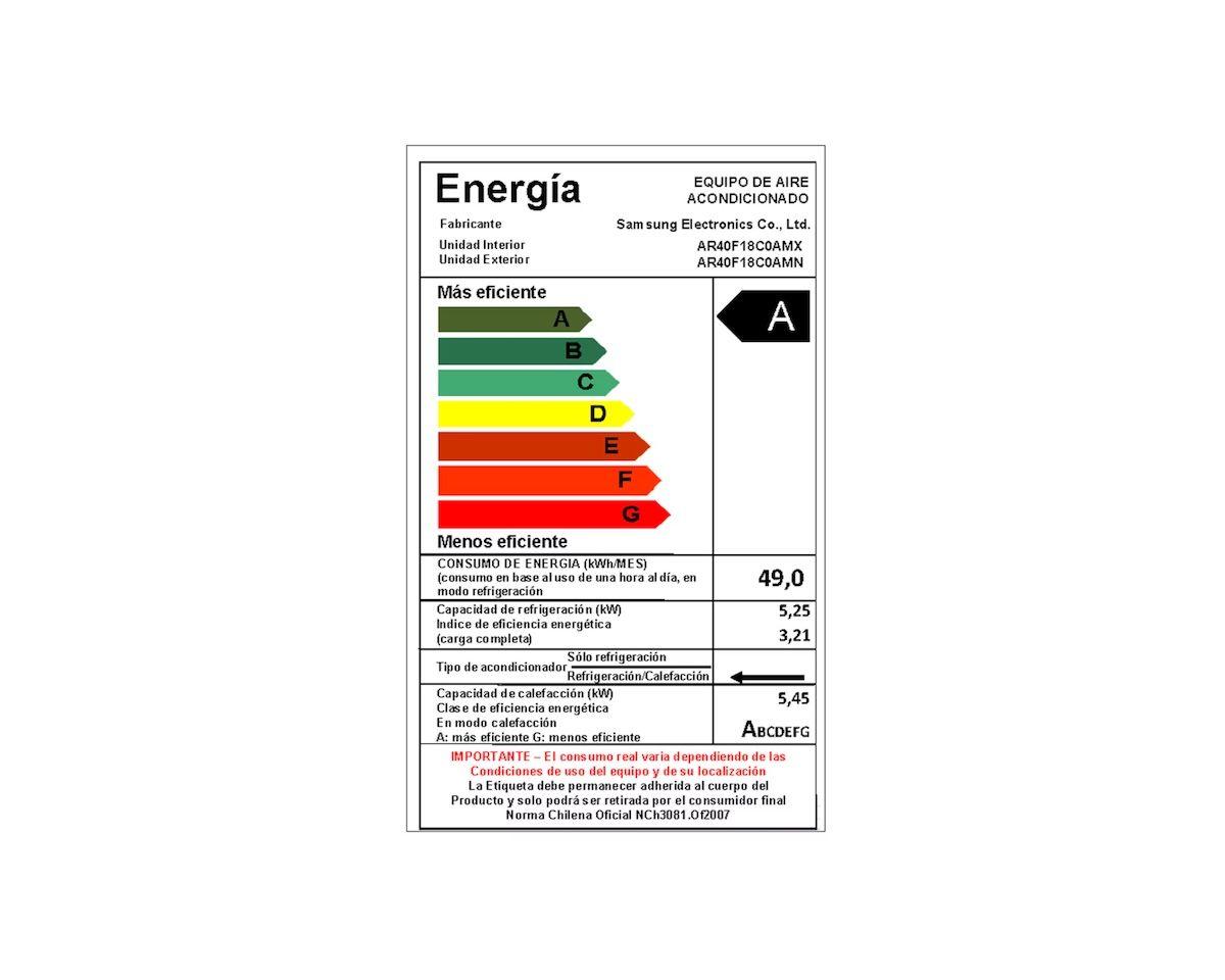 Aire acondicionado Samsung AR40F18C0AM-ZS 18.000 BTU-5