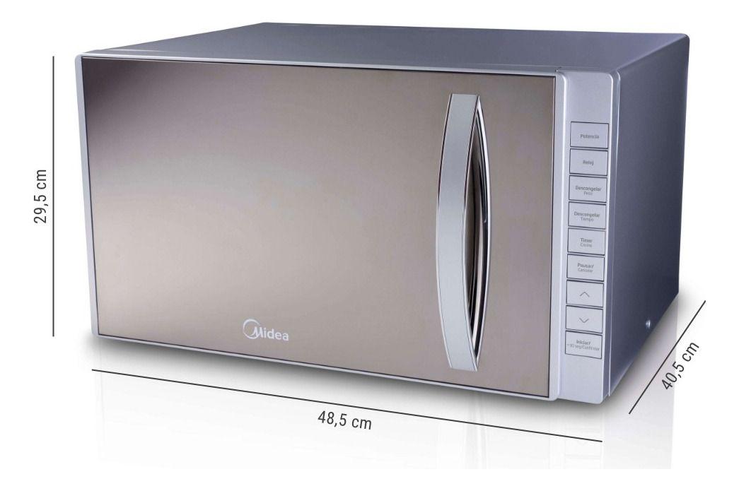 Microondas Midea MMP-23GABV Gris 23 Litros-2