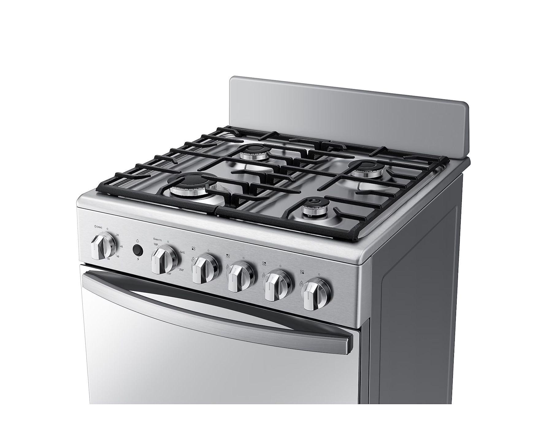 Cocina Gas Samsung 4 Platos Quemador Rápido-4