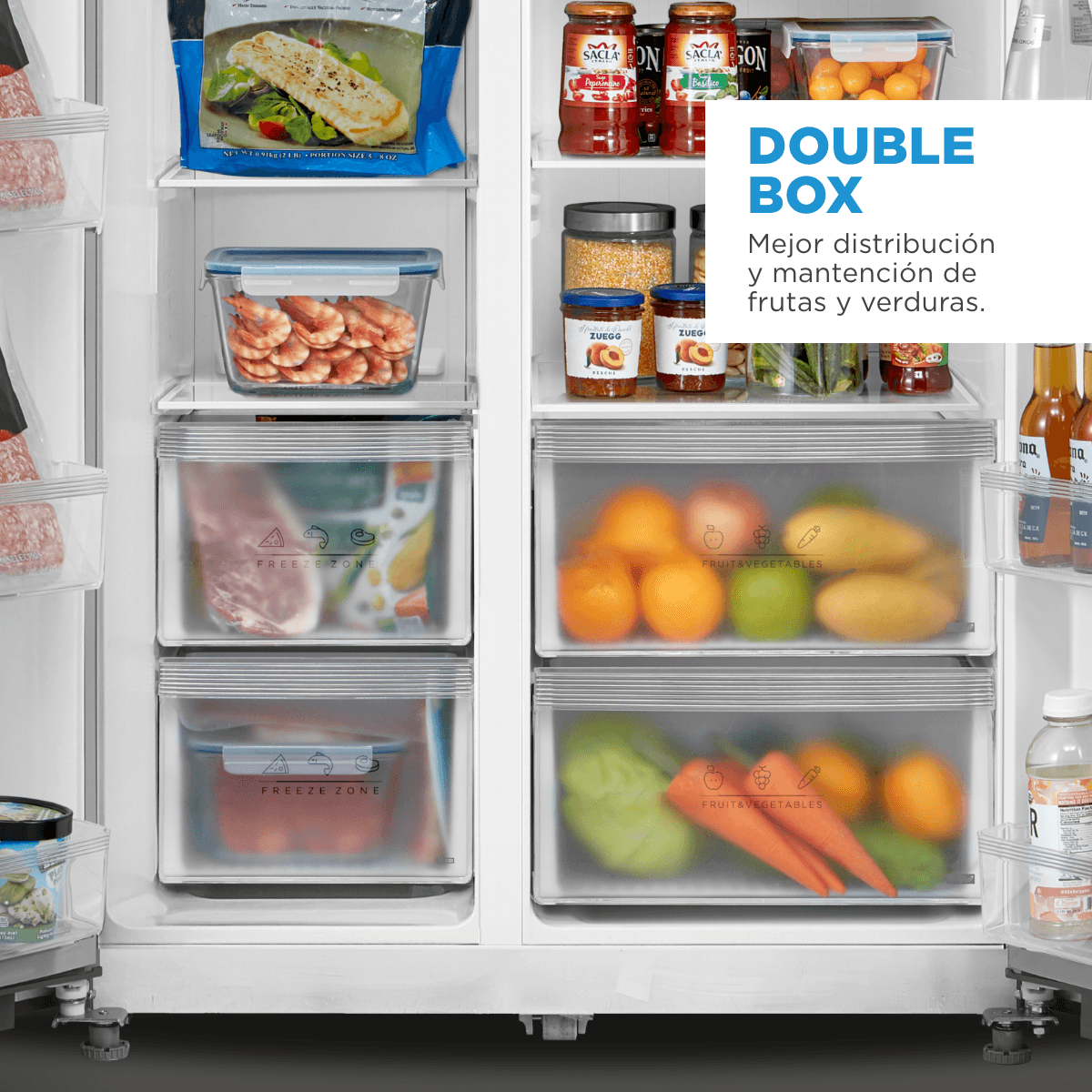 Refrigerador Side by Side No Frost Light Silver 527 Litros-5