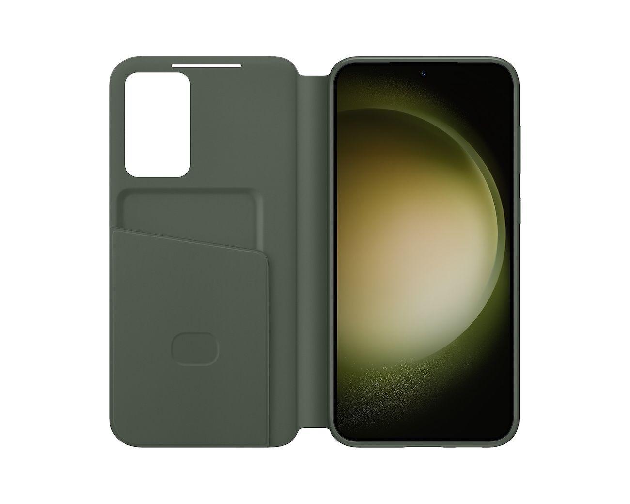 Funda Samsung Galaxy S23 Plus Smart View Verde-1