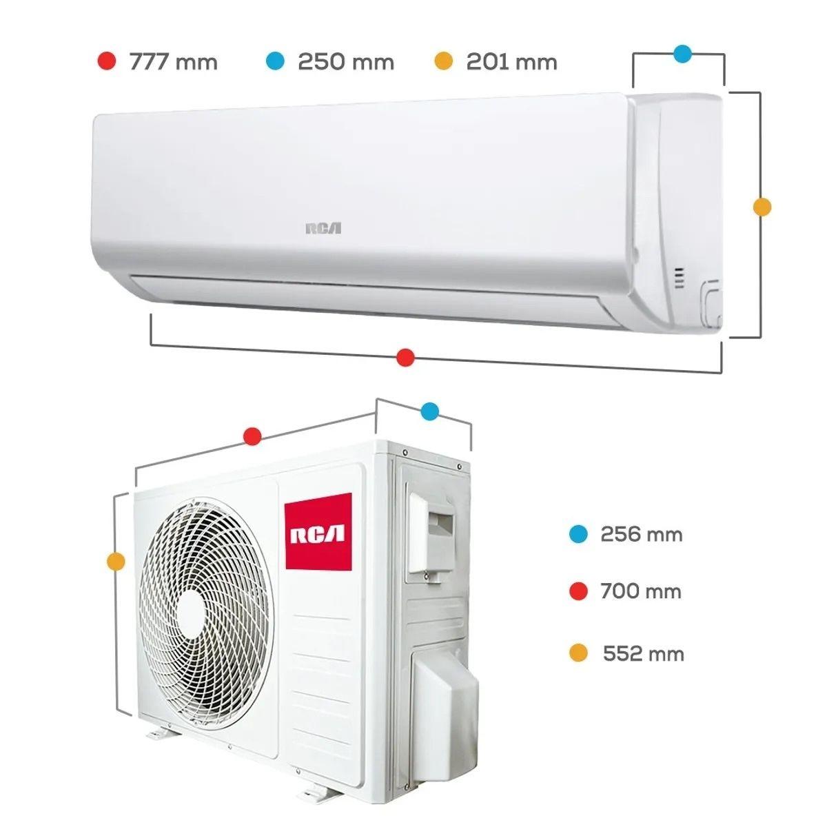 Aire Acondicionado Split RCA RCA-12SP 12.000 BTU Frío Calor-2