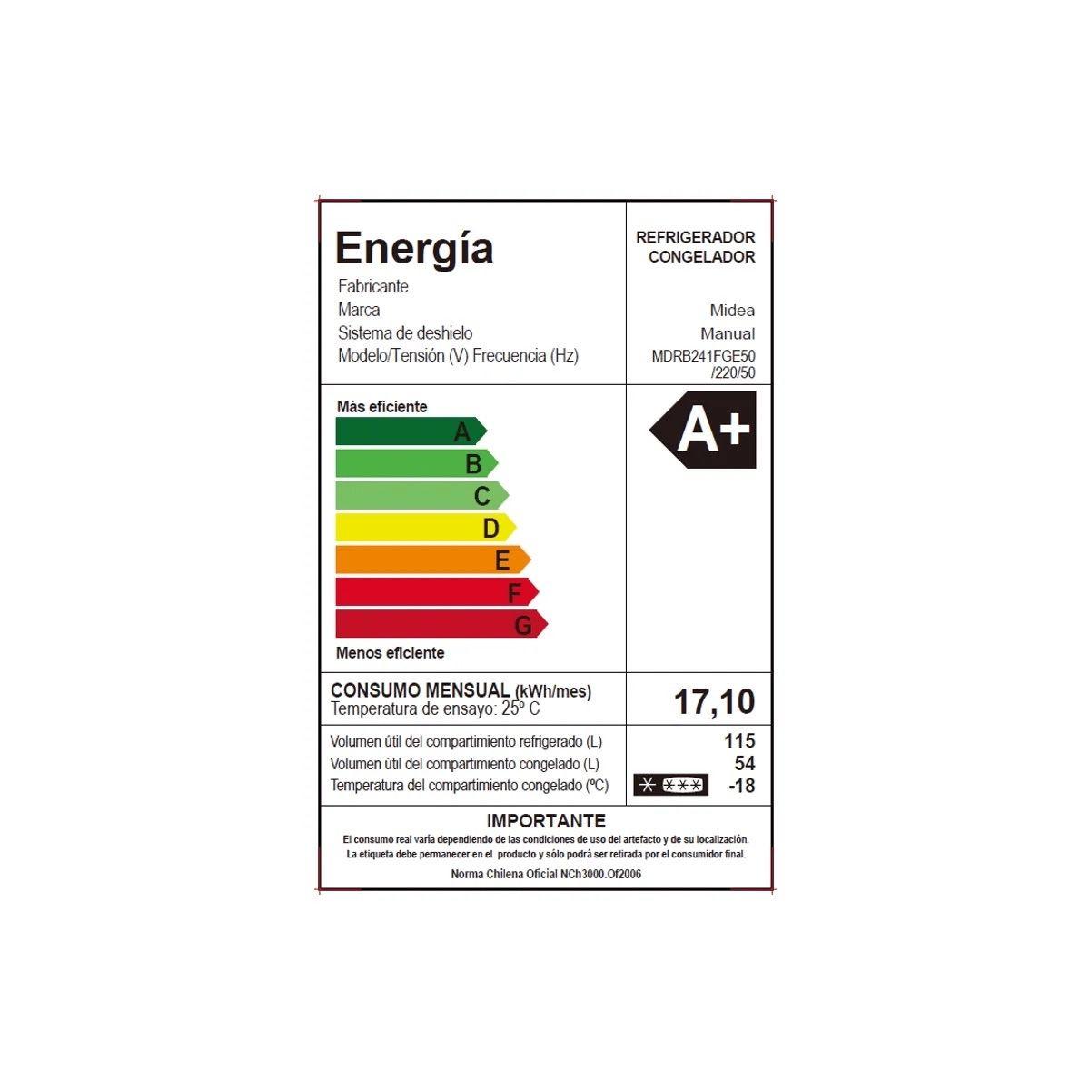 Refrigerador Bottom Freezer Frío Directo 169L Silver-OpenBox-4