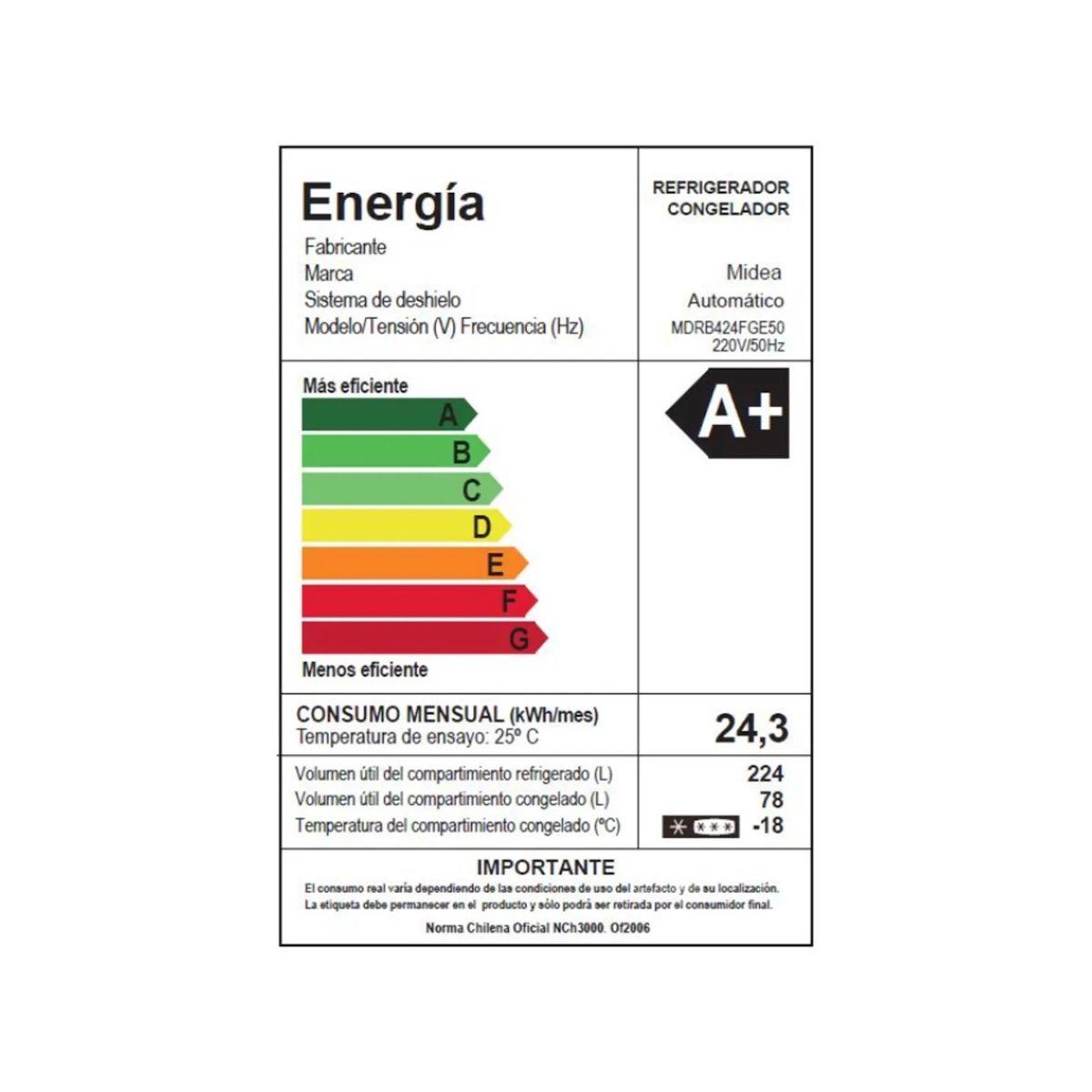 Refrigerador Bottom Freezer No Frost Light 302L OpenBox-8