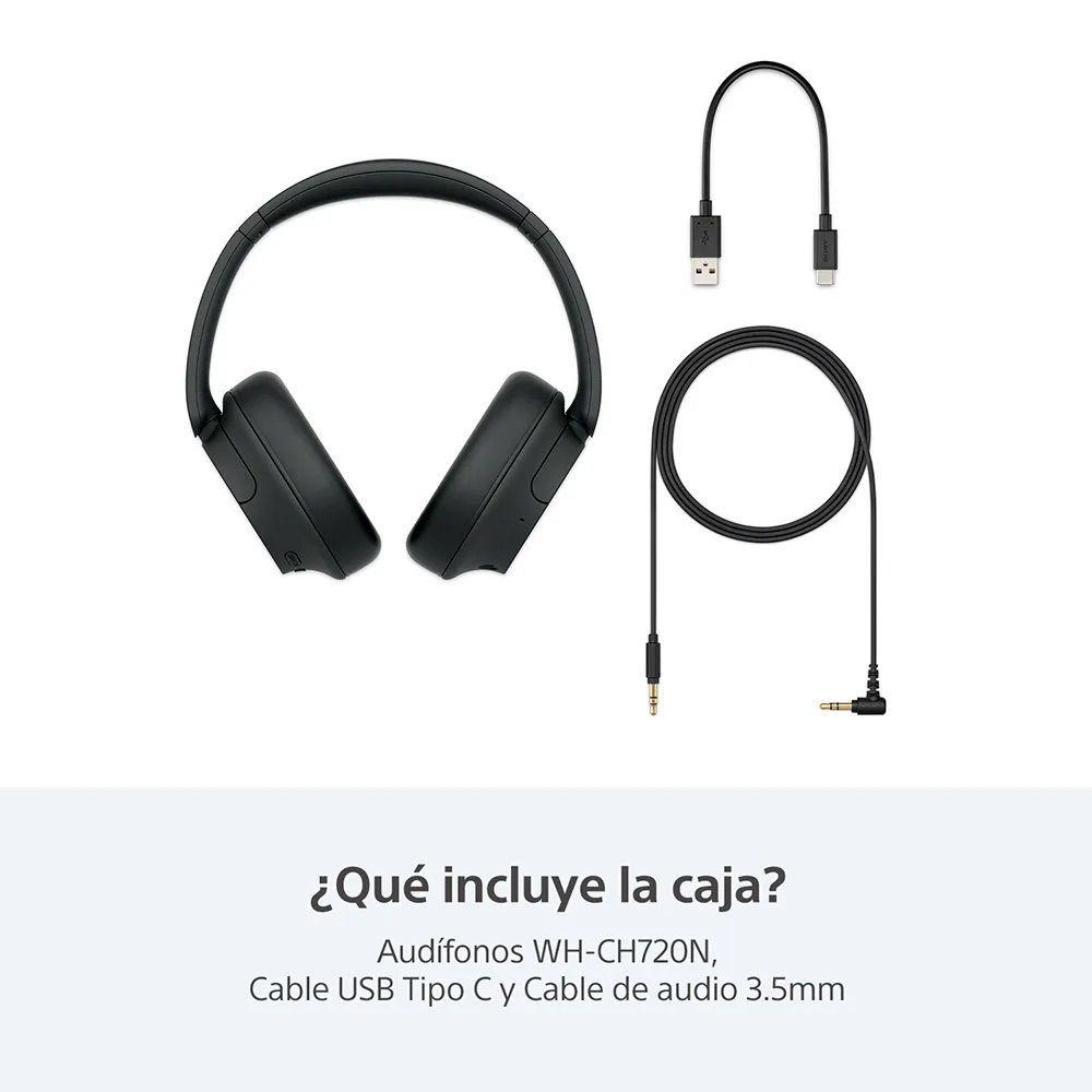 Audífonos Sony WH-CH720N Bluetooth con Cancelación de Ruido-4