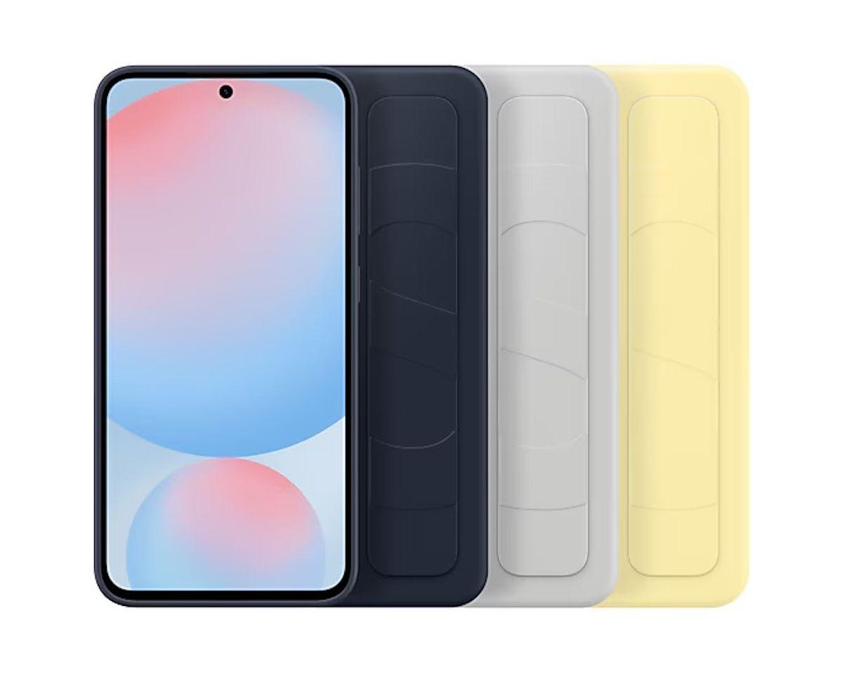 Galaxy S24 FE Standing Grip Case Gray-5