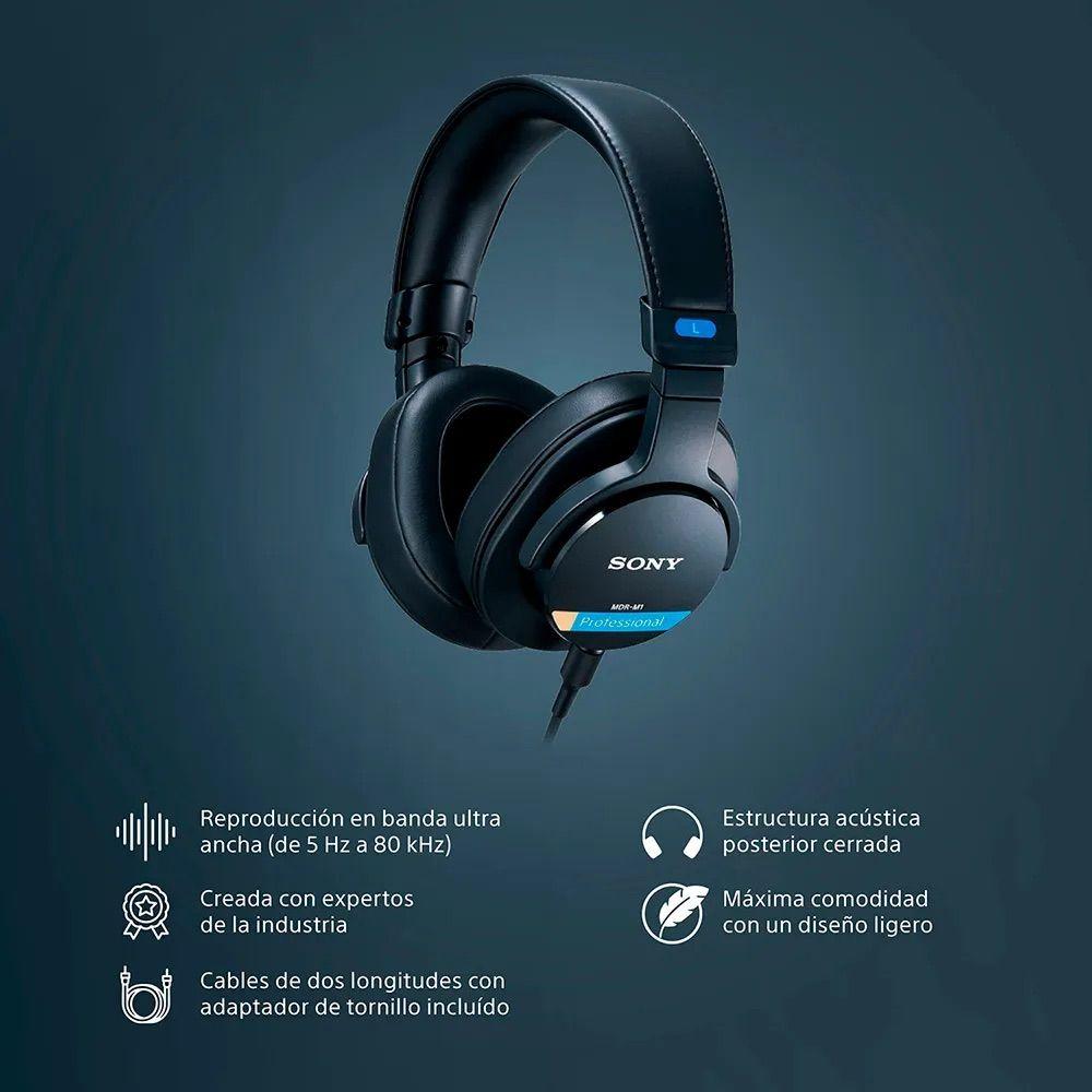 Audífonos Sony MDR-M1-Q Monitoreo Profesional de Estudio-2