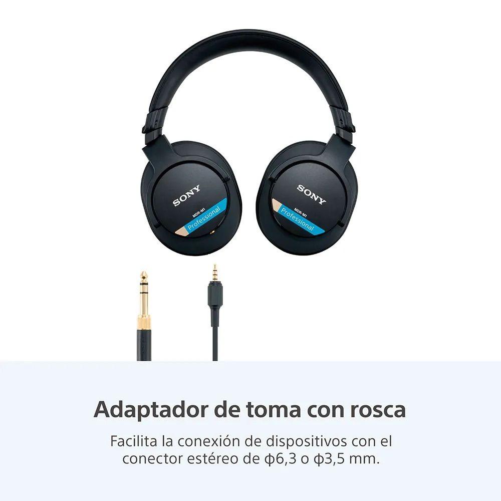 Audífonos Sony MDR-M1-Q Monitoreo Profesional de Estudio-5