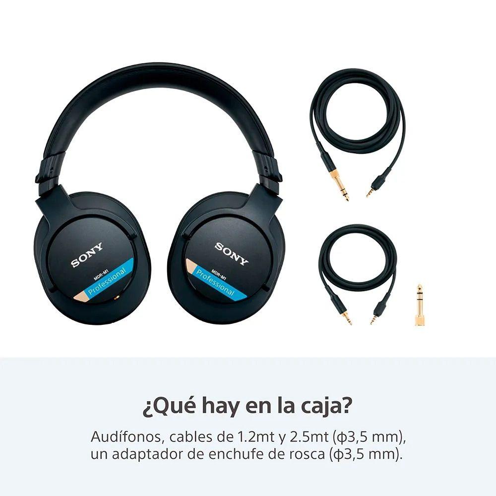 Audífonos Sony MDR-M1-Q Monitoreo Profesional de Estudio-6