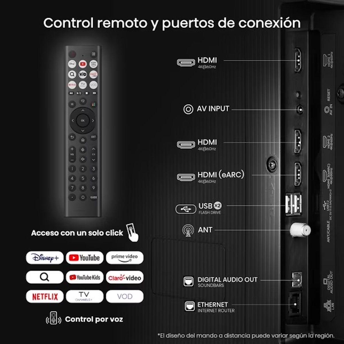 Hisense Smart TV 75A6NV 75" LED 4K UHD-5