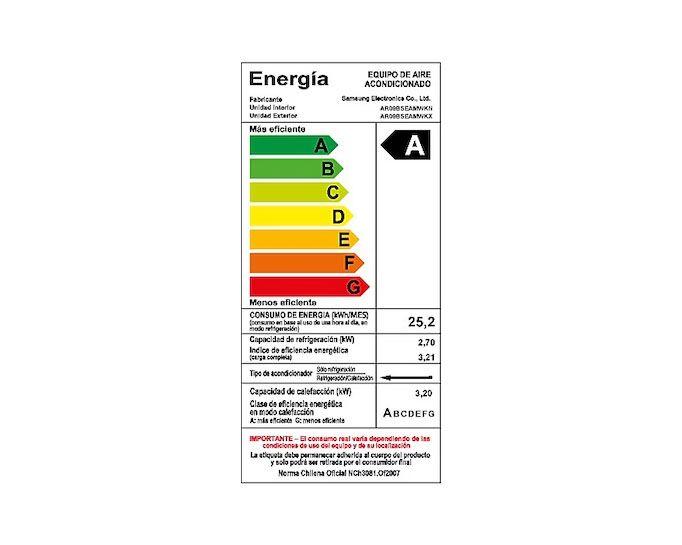 Aire Acondicionado Samsung Split Inverter Wi-Fi 9000 BTU-5