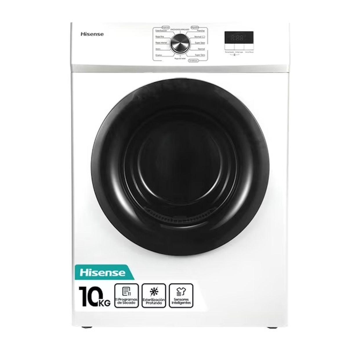 Secadora Hisense 10 kg Ventilación Frontal - Caja reciclada-0