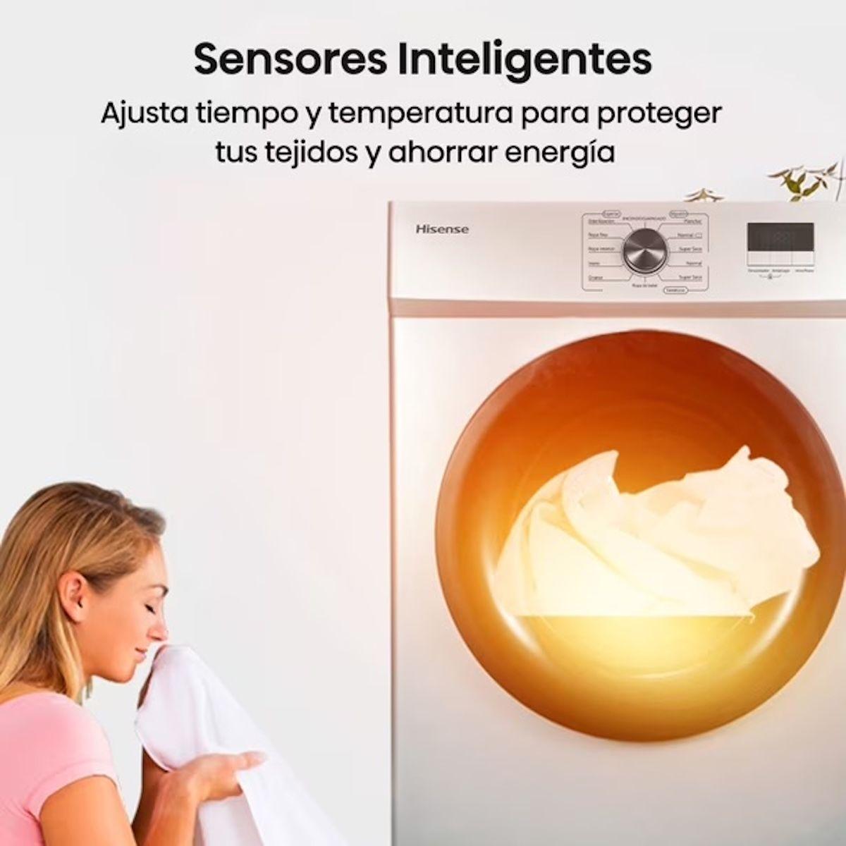Secadora Hisense 10 kg Ventilación Frontal - Caja reciclada-2