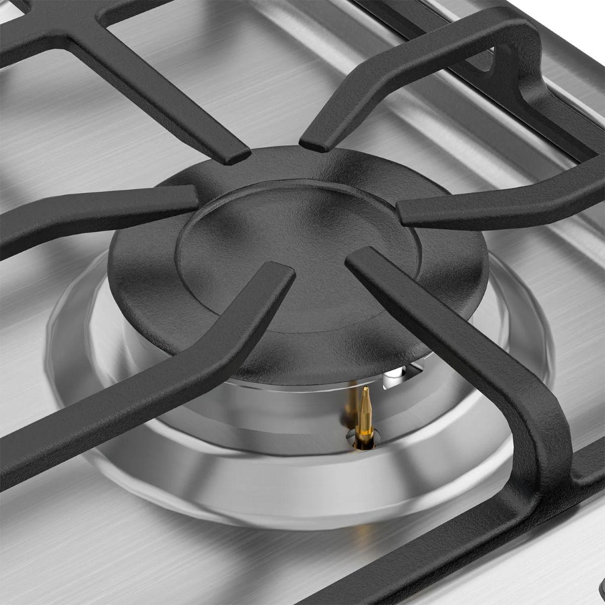 Cocina a gas 4 quemadores Carbon Grey  - OpenBox-4