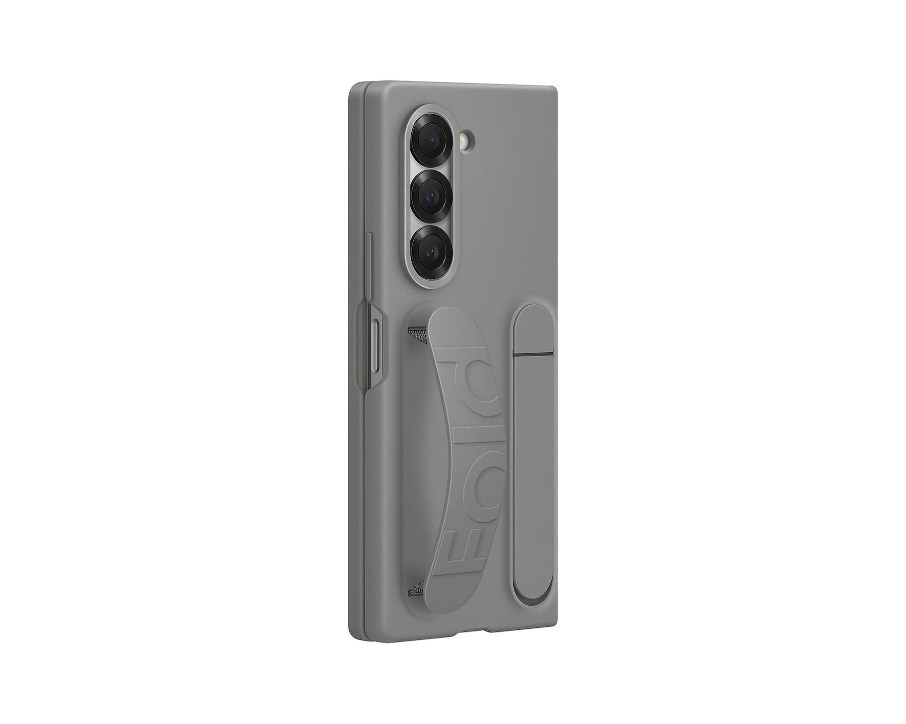 Funda de Silicona para Galaxy S21 FE Gris-2
