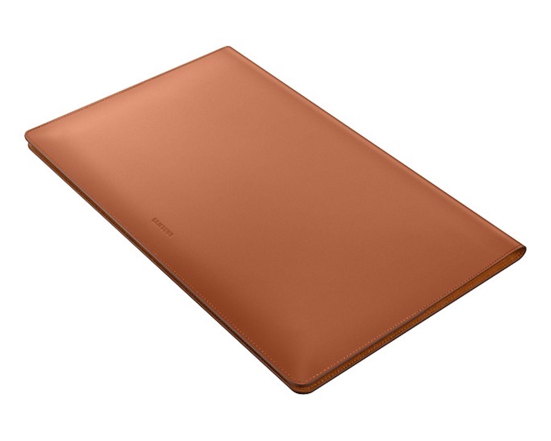 Funda Smart Wallet para Galaxy Book 15 Ultra Cuero Café-2