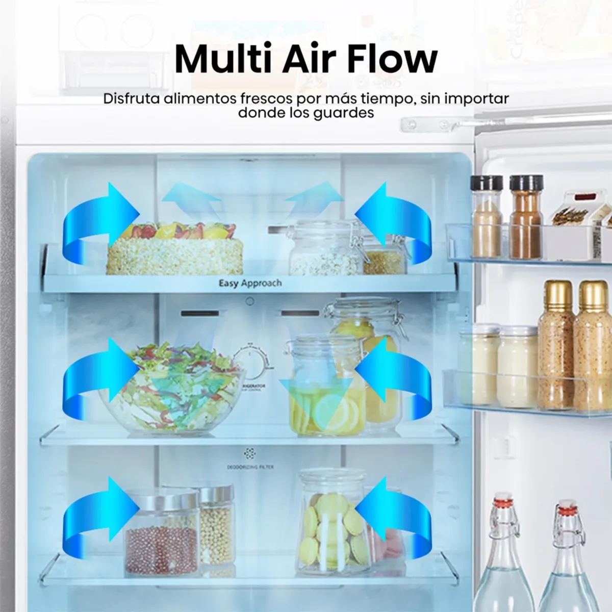 Refrigerador Top Freezer Hisense RD-49WRD 430 L Inox Frío-3