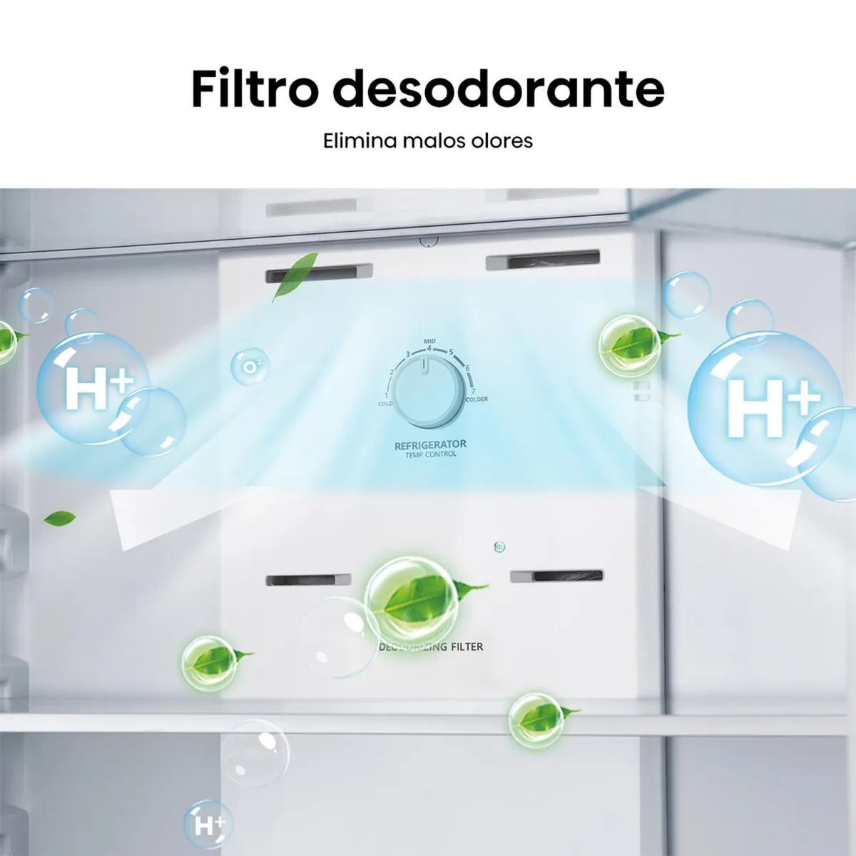 Refrigerador Top Freezer Hisense RD-49WRD 430 L Inox Frío-4