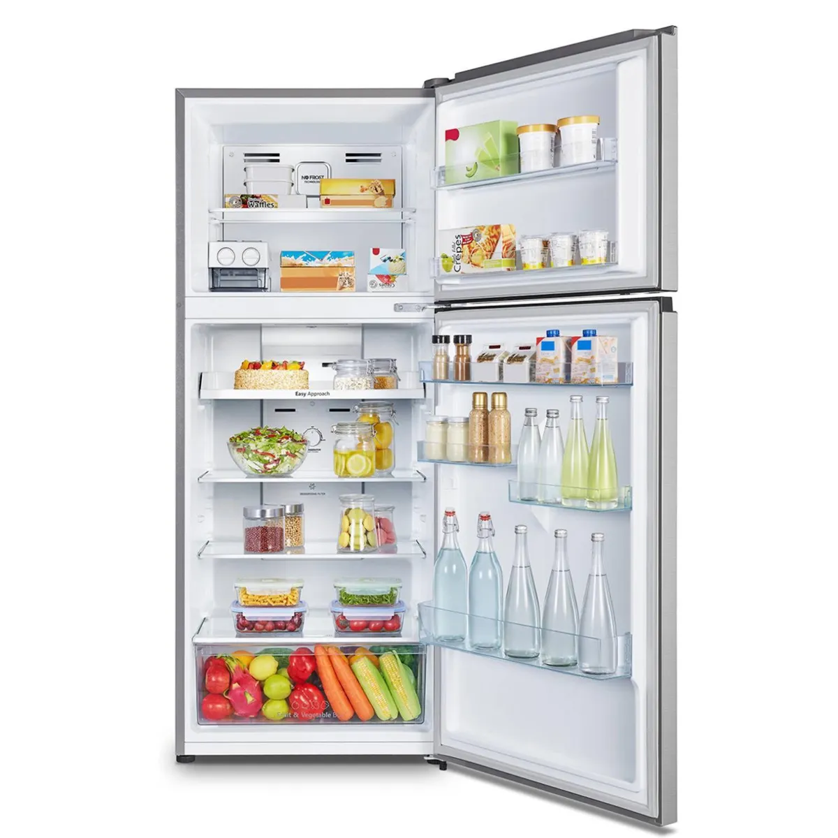 Refrigerador Top Freezer Hisense RD-49WRD 430 L Inox Frío-5